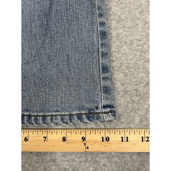Michael Kors Womens Jeans 16 Bootcut Blue Stretch Denim 31.5" Inseam 11"Hi Rise - Picture 12 of 16